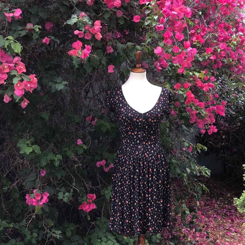 Warehouse Brand Floral Jersey Day Dress